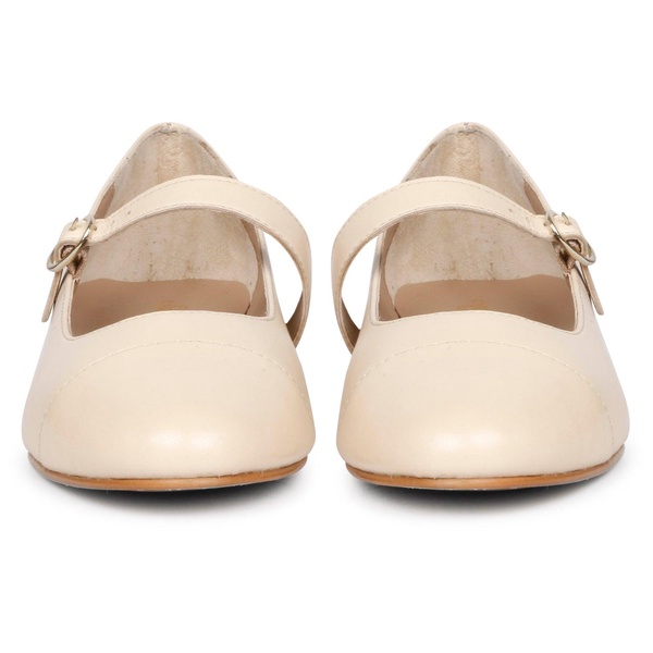 Garlen - Flat Ballerinas - Cream