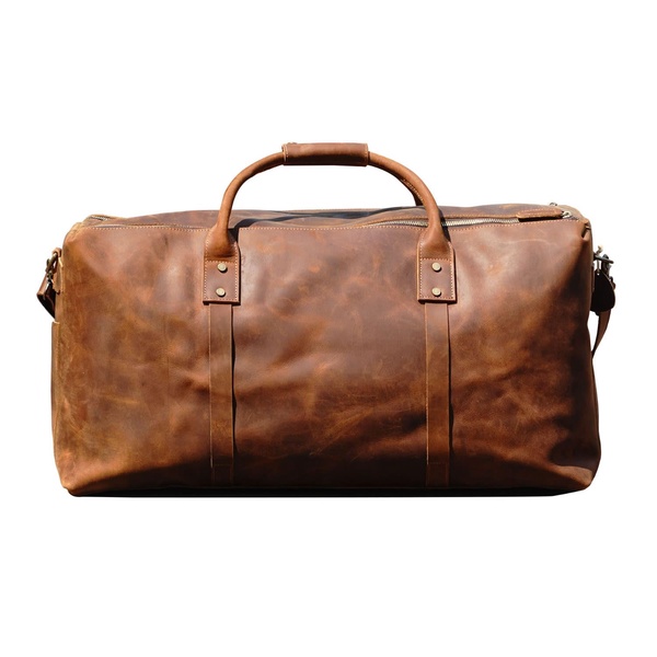 Genuine Leather Holdall Luggage Bag