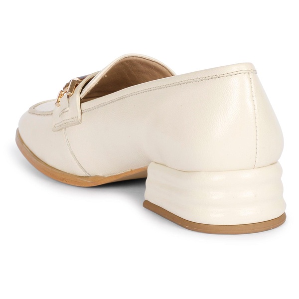 Jenah Off White - Flat Loafers