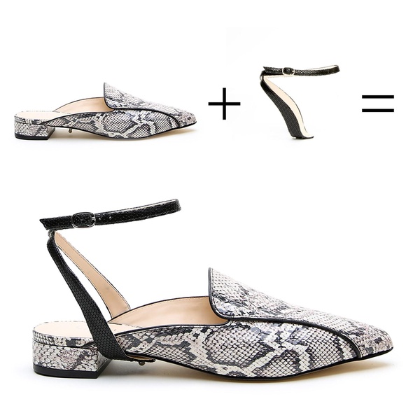 Python Marilyn Pointed Loafer Slide