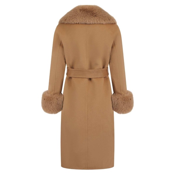 Buckingham Cashmere Coat - Tan