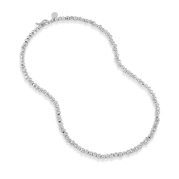 Men's Chunky Signature Nugget Necklace In Sterling Silver