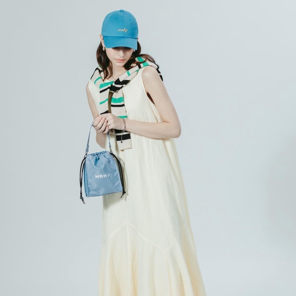 Recycled Nylon Mini Cross Bag - Toasti - Sky Blue