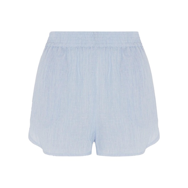 Darcy Linen Short - Chambray Blue