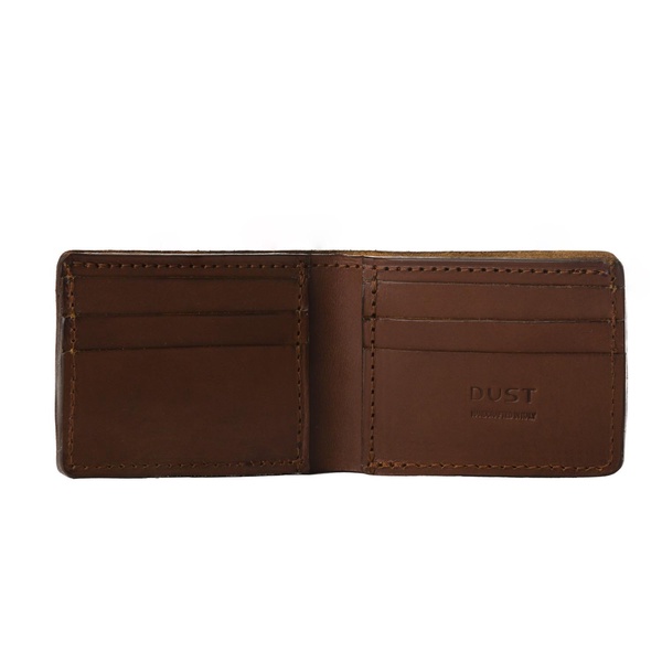 Leather Wallet In Cuoio Havana