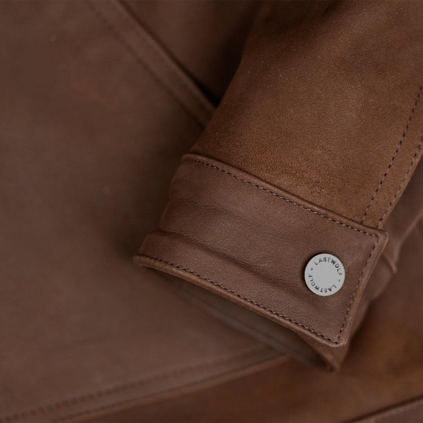 Juneau  Leather Jacket- Coffee