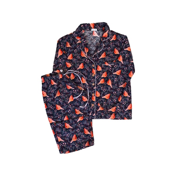 Ceri's Robin print Pj Set