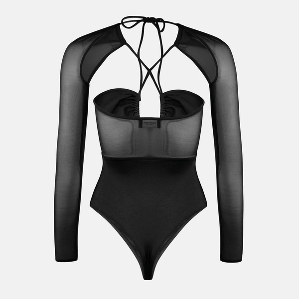 Margot Mesh Bodysuit - Black