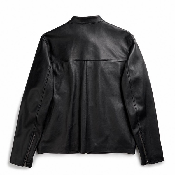 Wheeler Peak Racer Leather Jacket - Black