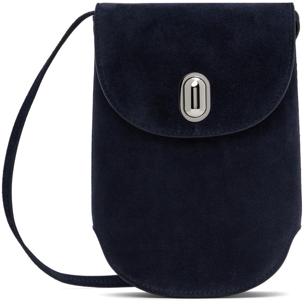 Navy Tondo Pouch