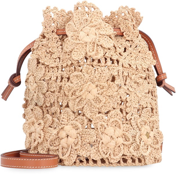 Raffia Bucket Bag