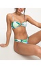 Accessorize bikini bottom in abstract floral