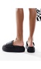 Public Desire Mylo flatform slider in black