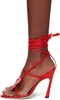 Red Butterfly '105 Nappa Heeled Sandals