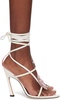 SSENSE Exclusive White Butterfly '105 Heeled Sandals