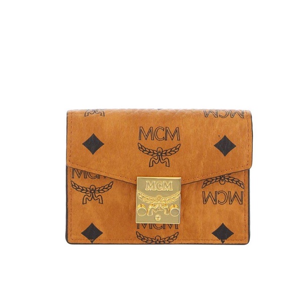 MCM Patricia Visetos Trifold Wallet