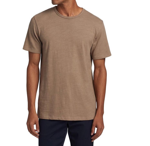 men's classic flame tee, taupe, tan short sleeve t-shirt