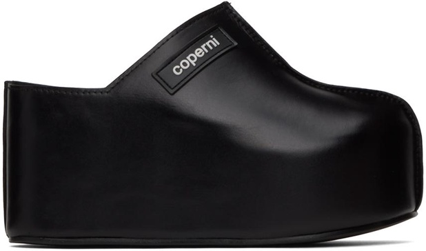 Black Branded Clogs