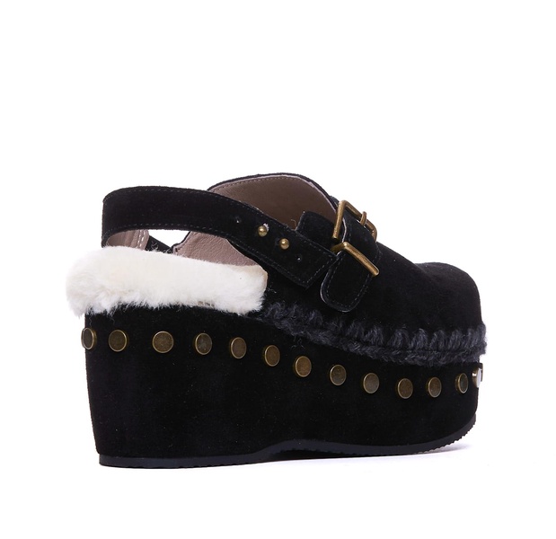 Plain Suede Clog