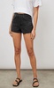 fairfax denim shorts in ash black