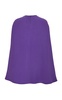 Cape-Detailed Silk Mini Dress