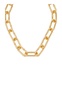 18K Gold-Plated Chain-Link Necklace