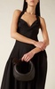 Sweetheart-Neck Draped Twill Maxi Dress