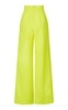 Draped Moire Wide-Leg Pants