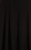 Pleated Crepe Wide-Leg Trousers