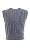 Cropped Cable-Knit Wool-Blend Sweater Vest