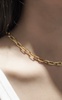 Gold-Plated Small Link Necklace