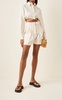 Exclusive Pleated Linen Shorts