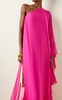 Asymmetric Silk Gown 