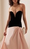 Strapless Sweetheart-Neck Gown