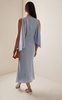 The Camille Gathered Silk Crepe De Chine Maxi Dress