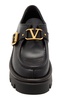 Valentino Garavani Monk-Strap Leather Loafers