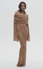 Atra Linen-Blend Knit Maxi Dress