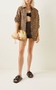 Oversized Animal-Printed Cotton-Silk Faille Shirt