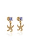 Crystal Starfish Earrings