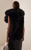 Aubrey Hooded Toscana Shearling Vest