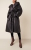 Belted Padded Nylon Coat