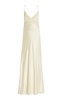 Kesslyn Embroidered Silk Midi Slip Dress