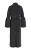 Barring Plush Wool-Blend Robe Coat