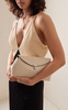 T-Lock Leather Clutch