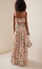 Lima Jardinera Embroidered Linen Maxi Dress