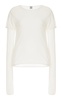 Layered Knit Lyocell-Cashmere Tee