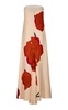 Petals Strapless Embellished Silk Maxi Dress