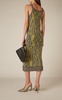 Animal-Patterned Jacquard Dress