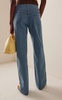 Exclusive Deconstructed Rigid High-Rise Straight-Leg Jeans