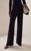 Pleasurable Effects Knit Lurex Wide-Leg Pants